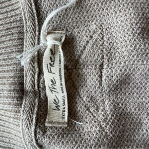 Free People Light Knit Oatmeal Pullover